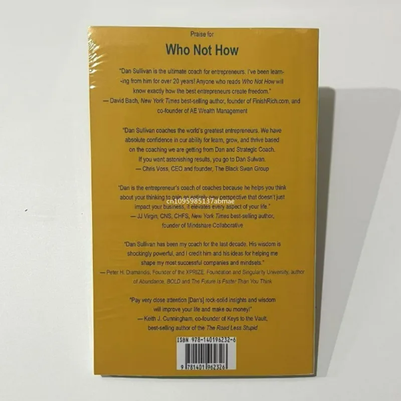 Who Not How: The Formula to Achieve Bigger Goals Through Accelerating Teamwork English Books