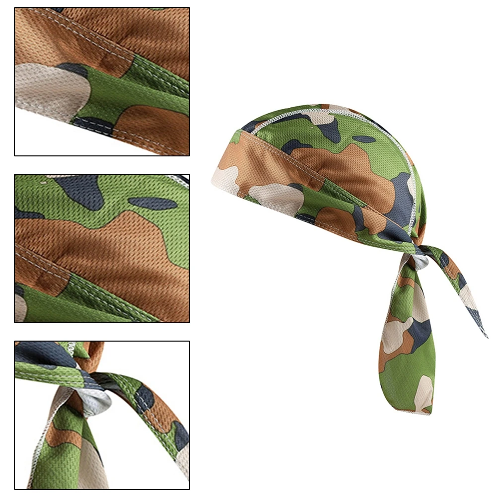 Quick Dry Cycling Cap Head Scarf Summer Men Running Riding Bandana Headscarf Pirate Cap Headband Men Head Scarf