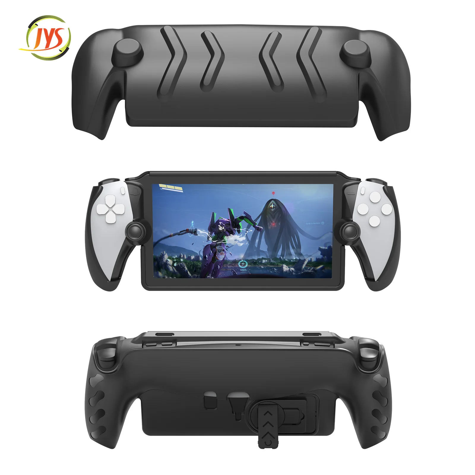 JYS-P5188 Handheld All-inclusive TPU Protective Case For PS5 Portal Skin Cover With Bracket