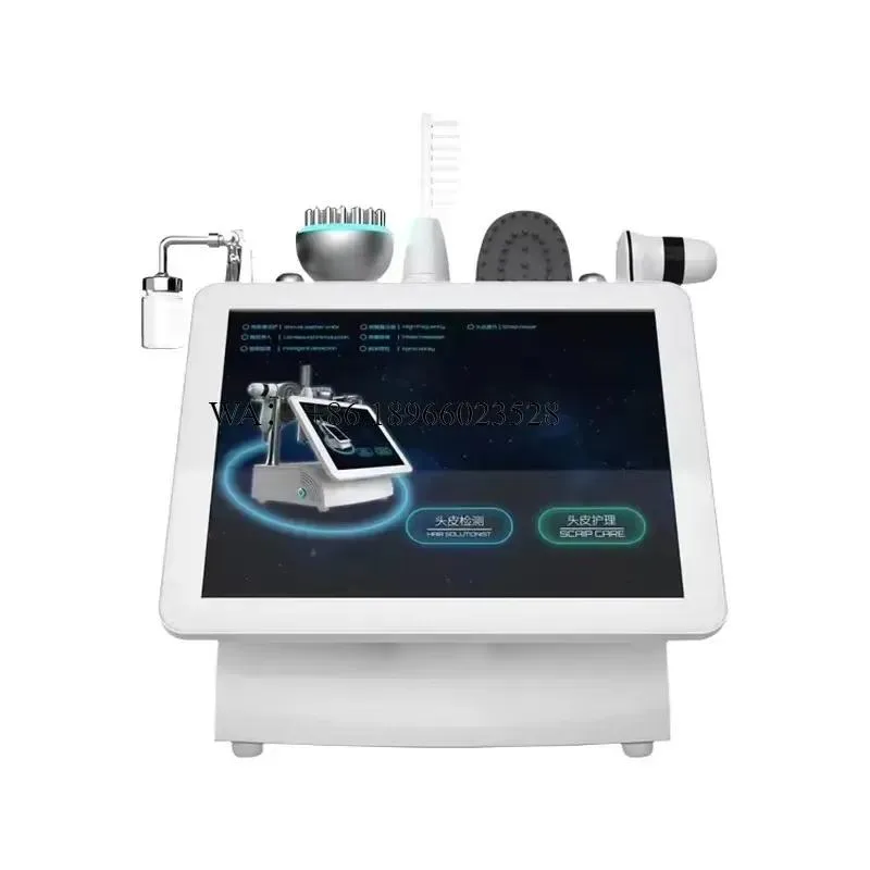 WMWMNU Wholesale 5 in 1 Scalp Analyzer Massager with 15 Inch Touchscreen for Hair Regeneration and Follicle Detection - view 4