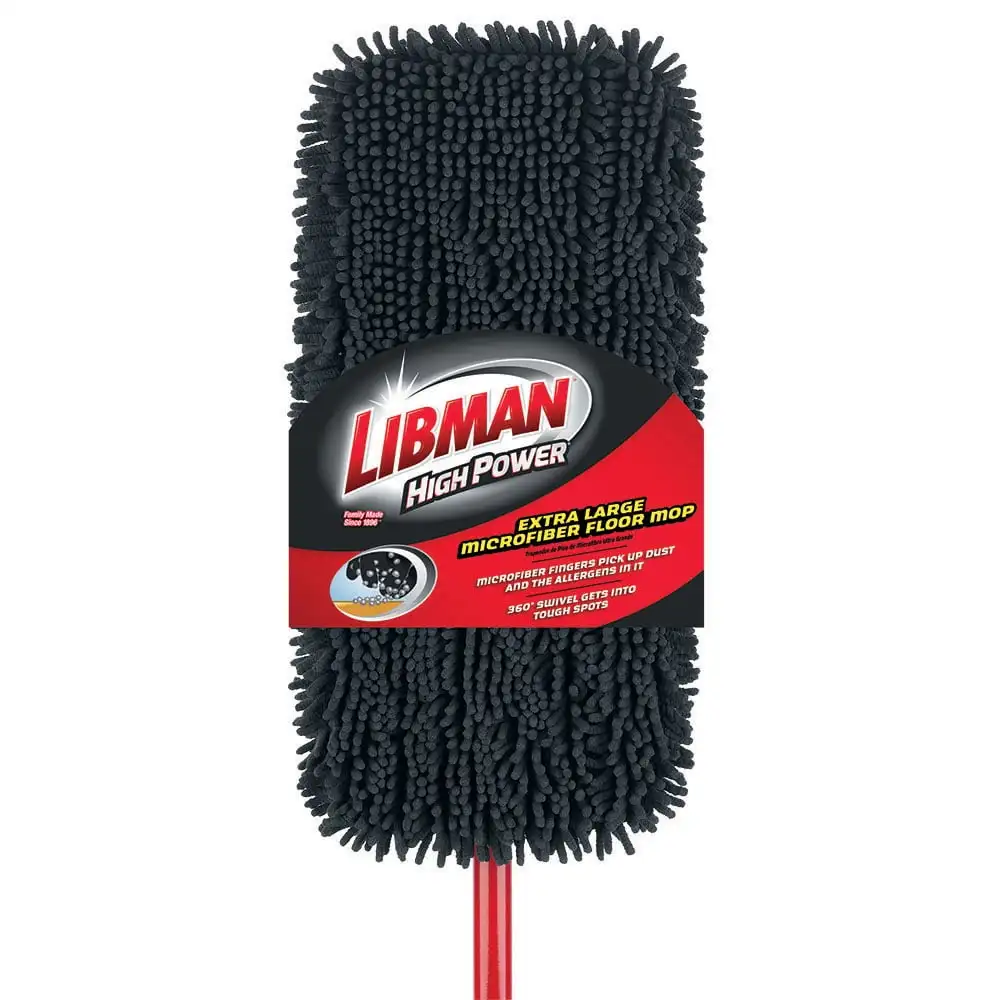 

Extra Large Microfiber Floor Mop Red Black