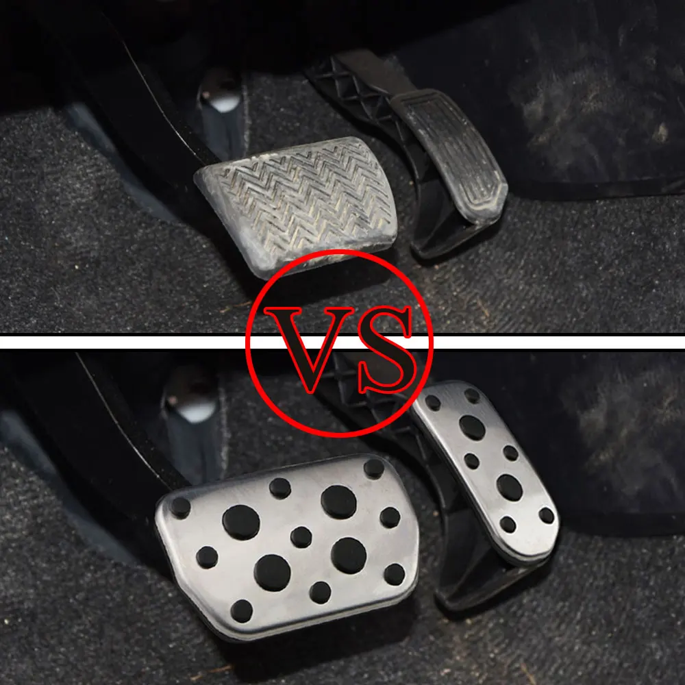 Car Foot Pedal Pad Cover For Toyota Land Cruiser Prado Lexus GX 400 460 J150 2010~2022 2020 Car Brake Clutch Pedal Non Slip Pads