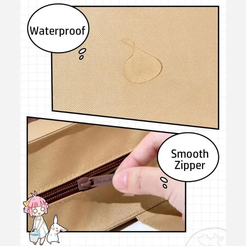 Grote Capaciteit Draagtas Schooltas Cartoon Waterdichte Capibara Handtas Zes-Laags Draagbare Studenten Tutorial Bag Studenten