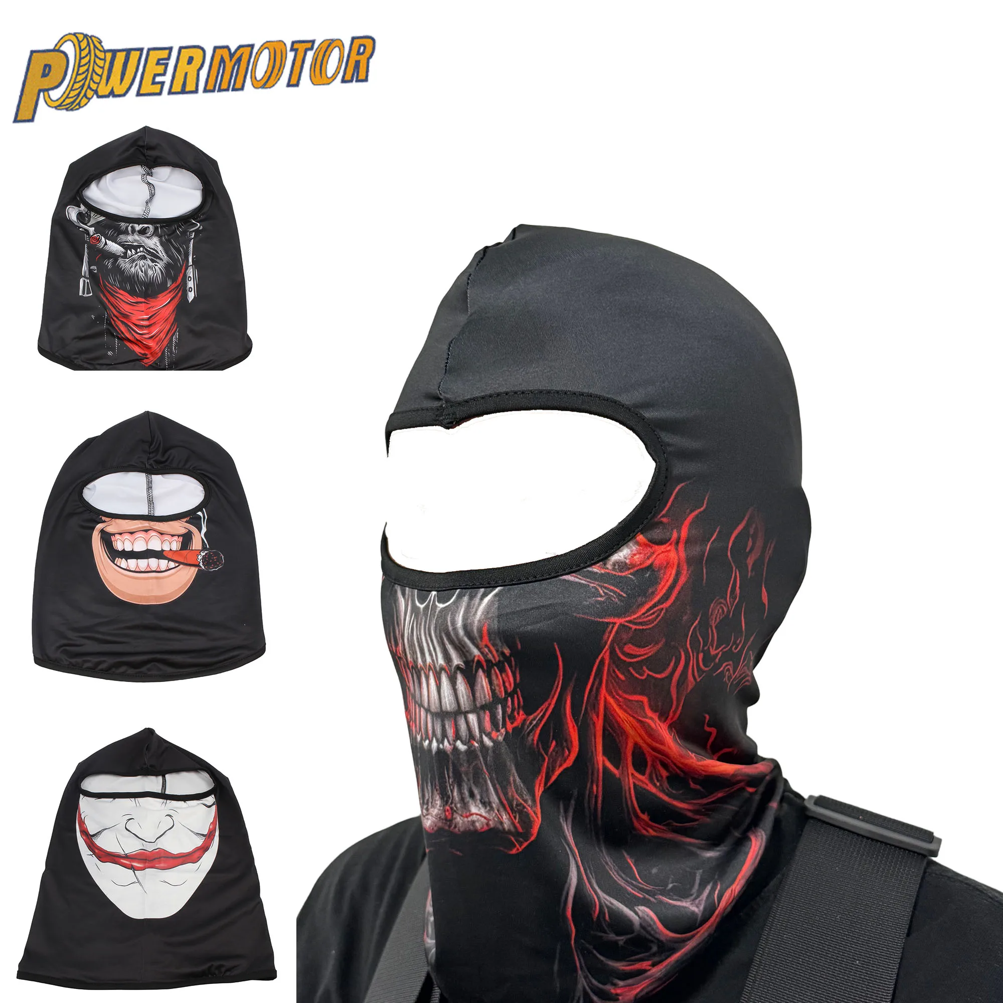 

Motorcycle Mask Face Cover Helmet Hood Bandana Scarf Breathable Windproof Motorbike Skull Face Mask For Women Men Accesorios