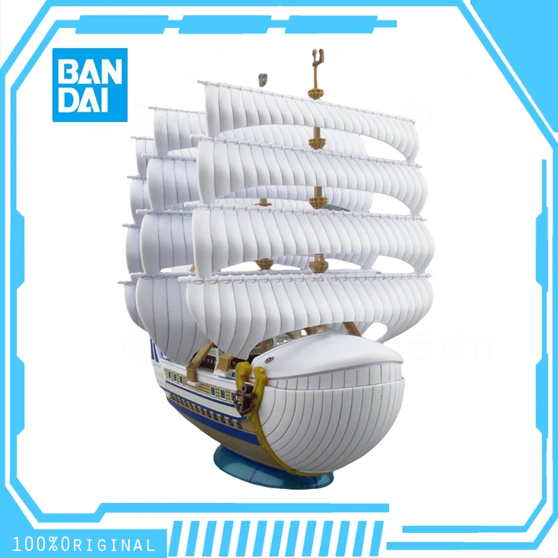 In Stock BANDAI ANIME ONE PIECE GRAND SHIP COLLECTION MOBY-DICK Assembly Plastic Model Kit Action Toys Figures Gift