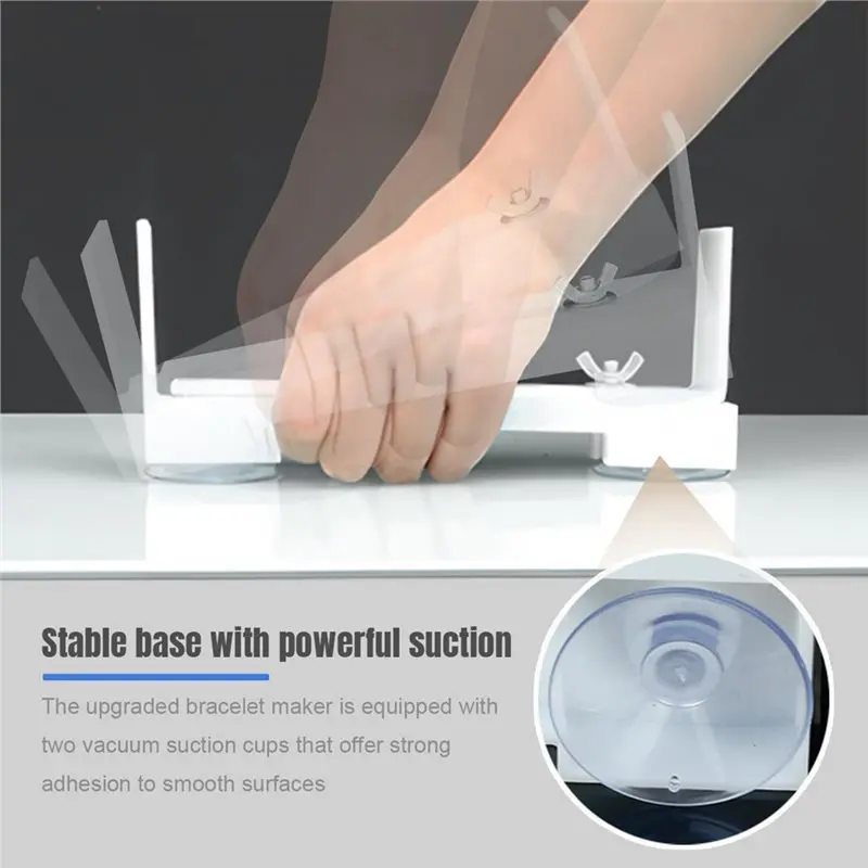 ABVG-الشفط كأس Paracord تهزهز سوار صانع الرقص قابل للتعديل اليد الحياكة تهزهز صانع سطح المكتب لتقوم بها بنفسك أدوات تجديل