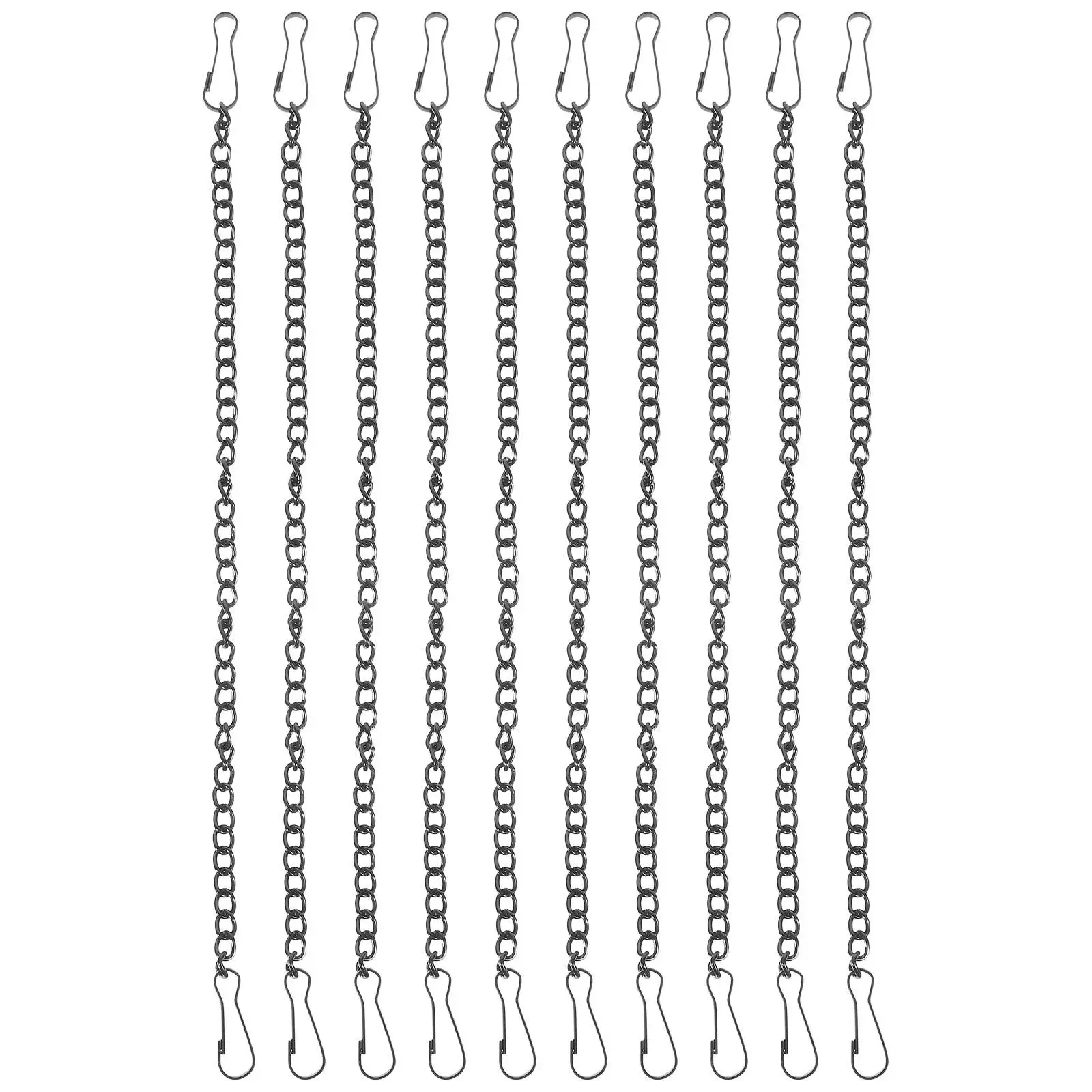 

10pcs Chain 1.2mm Thick 20cm Iron Chains for Hanging Plants Billboards Ornaments Picture Frames Metal Hangers