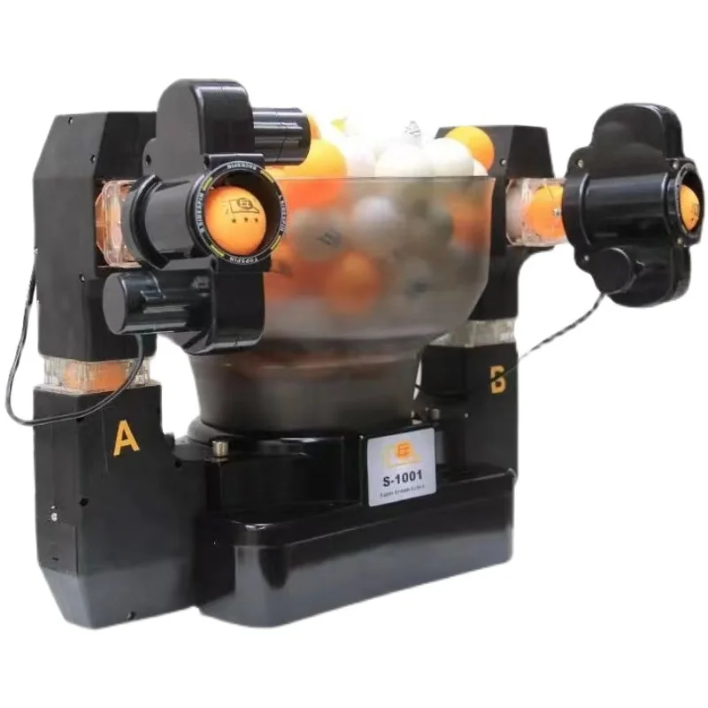 

S1001 double-head table tennis service machine, home portable single sparring sparring automatic training service device