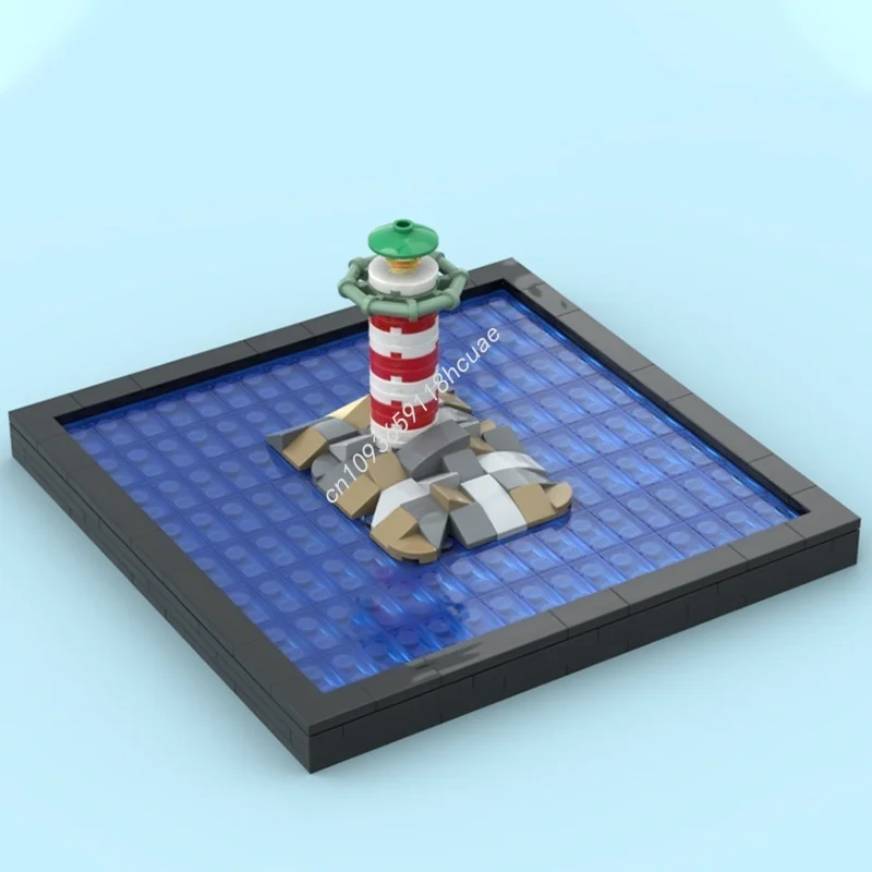 245 Uds MOC Micro faro Modular miniatura modelo juguetes de construcción bloques Idea de construcción educación regalos de navidad ladrillo niños