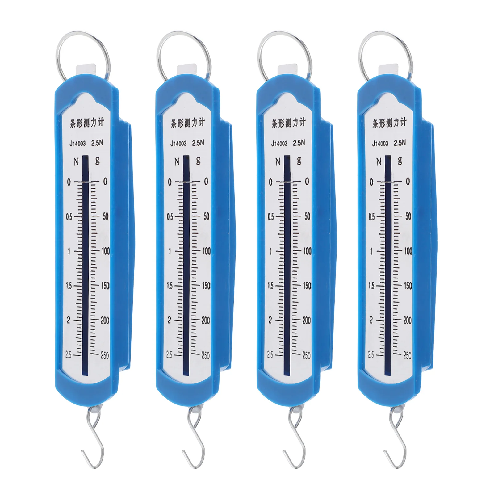 4Pcs Teaching Spring Scales Precise Physics Experiment Force Meters Clear Markings Classroom Science Measurement Tools