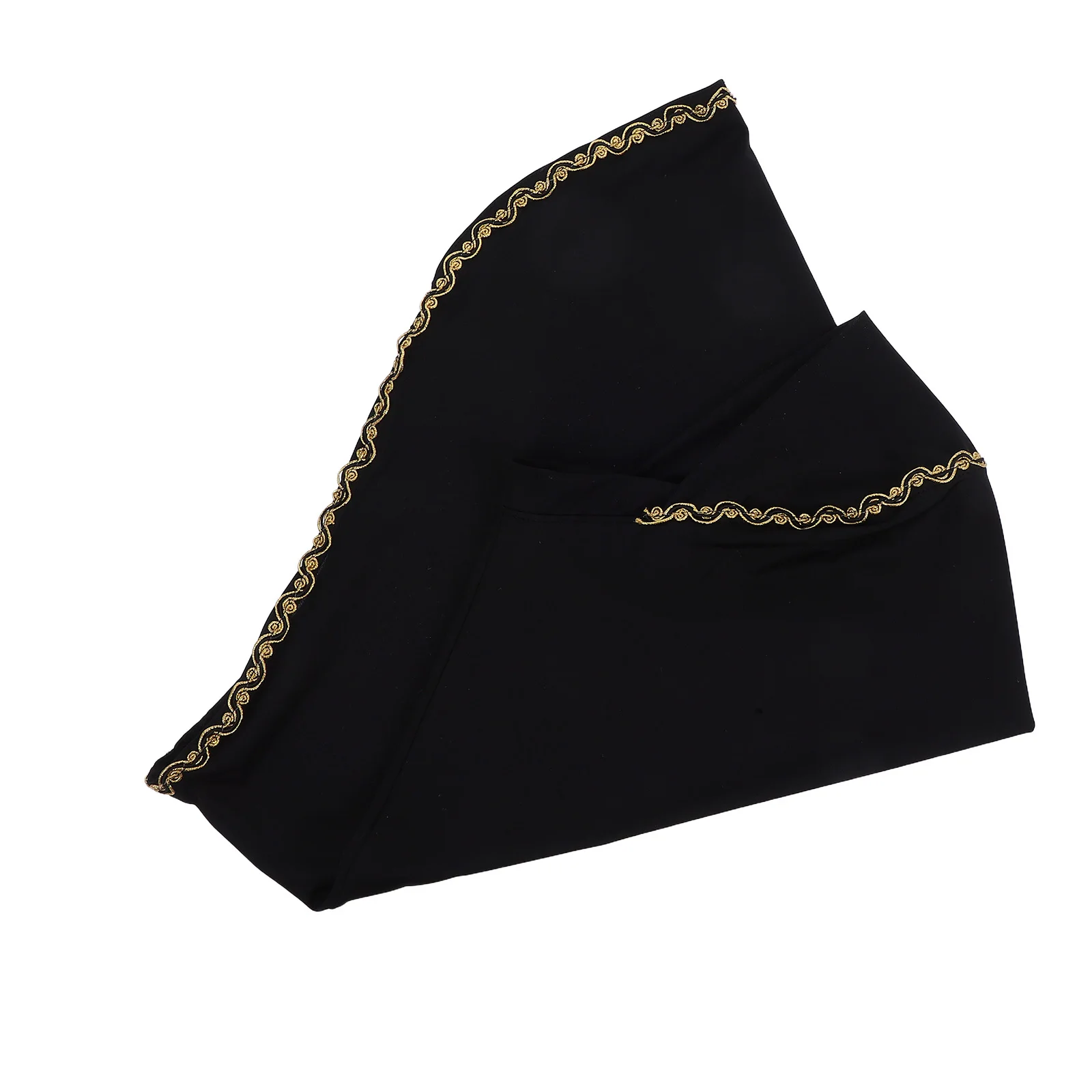 

Sophisticated Hijab Cap Solid Color Accents Comprehensive Neck Coverage Lightweight Comfortable Quick Wearing Style