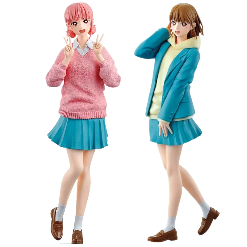 Figura de Acción Coleccionable de PVC Bandai Original Banpresto Blue Box Ao no Hako Kano Chinatsu Chouno Hina Seifuku, Regalos