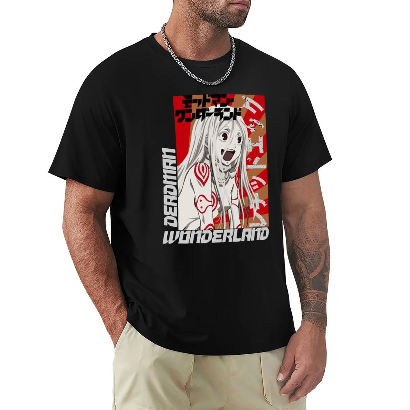 Shiro Deadman Wonderland T-Shirt Holiday Party T-Shirt for Men
