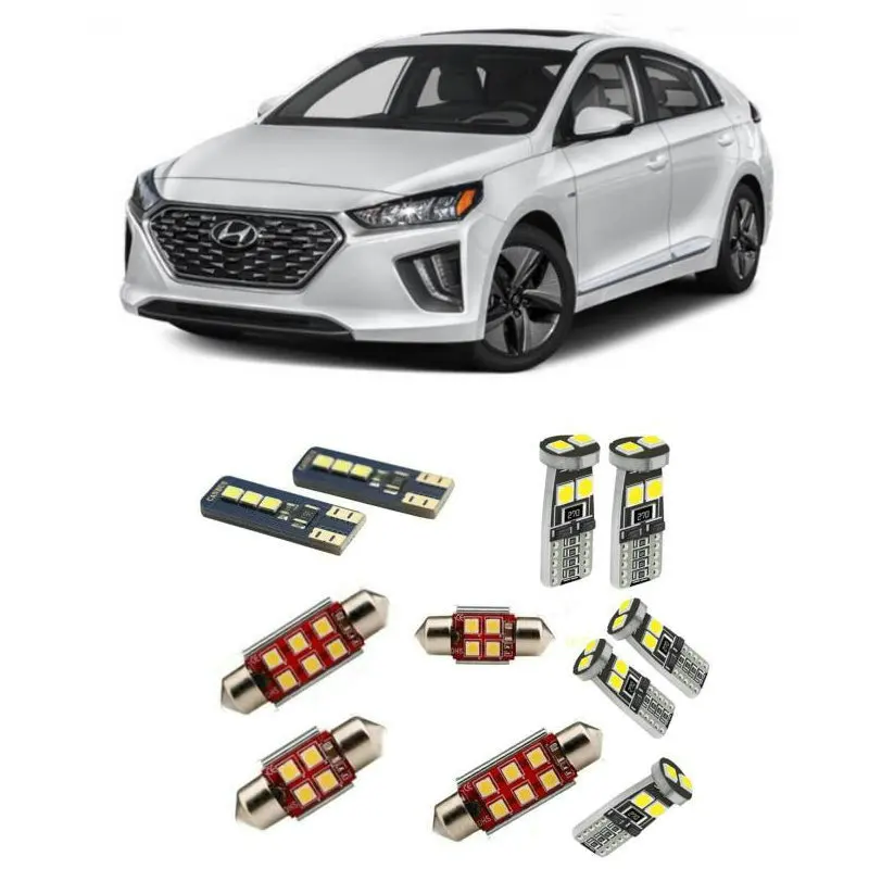 

11x Canbus Led interior lights For Hyundai Ioniq Hybrid 2019 2020 2021 2022 automotive goods Car Accessories