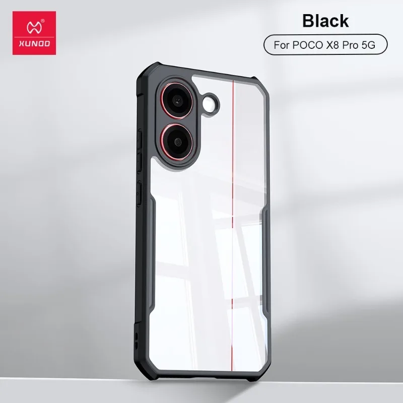 

For Xiaomi POCO X8 Pro Case XUNDD Anti-drop Airbags TPU Hard PC Matte Translucent Phone Cover