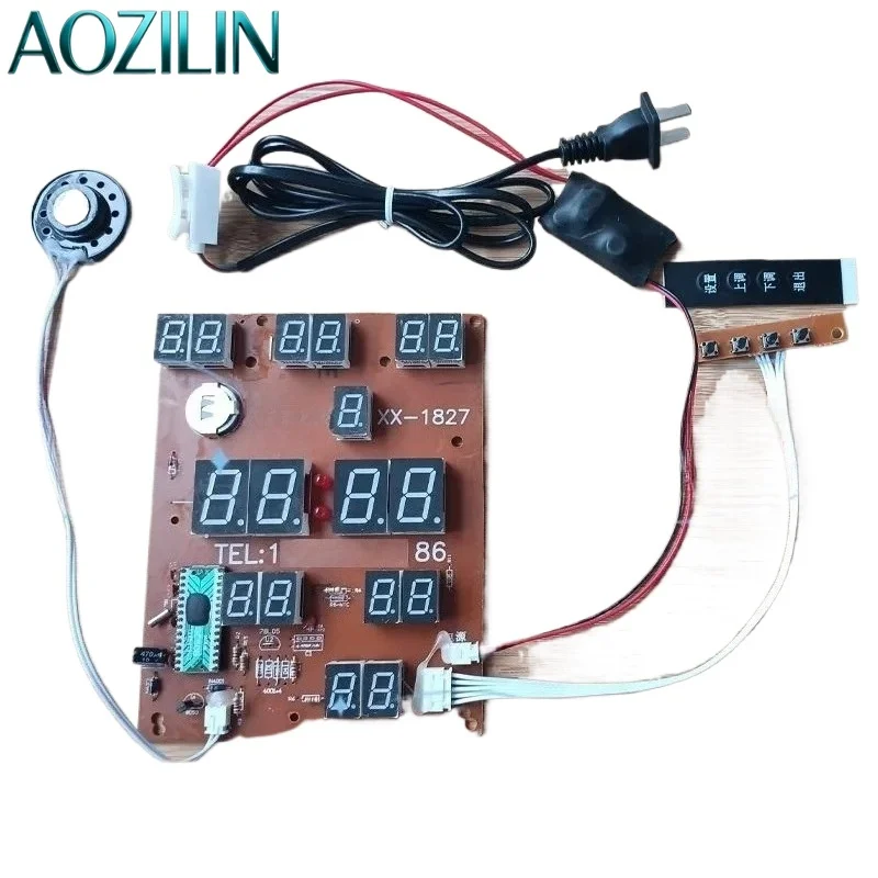 AOZILIN Digital Perpetual Calendar Clock PCB Mainboard Chip Movement Circuit Board Replacement Repair Parts