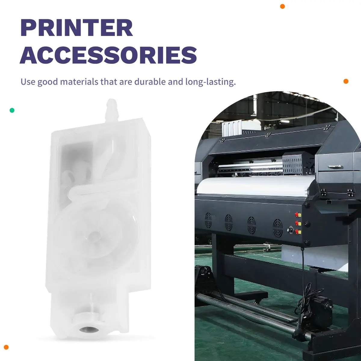 Pode-se comprar 4 Peças de Amortecedor de Tinta de Pressão Negativa I3200, Filtro de Tinta para Cabeça de Impressão Epson 5ª Geração I3200 / XP600 / 4720