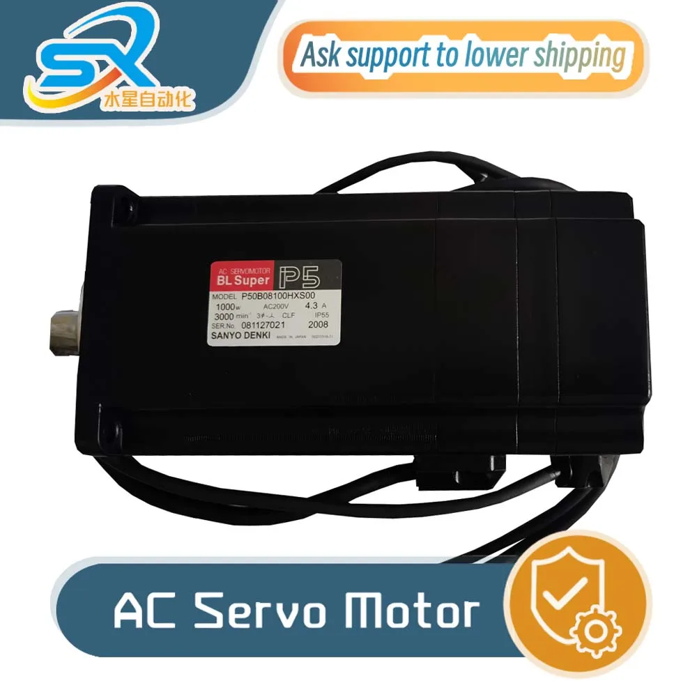 

Primary source of goods Sanyo P50B08100HXS00 AC Servo Motor 1000W One year/three months warranty