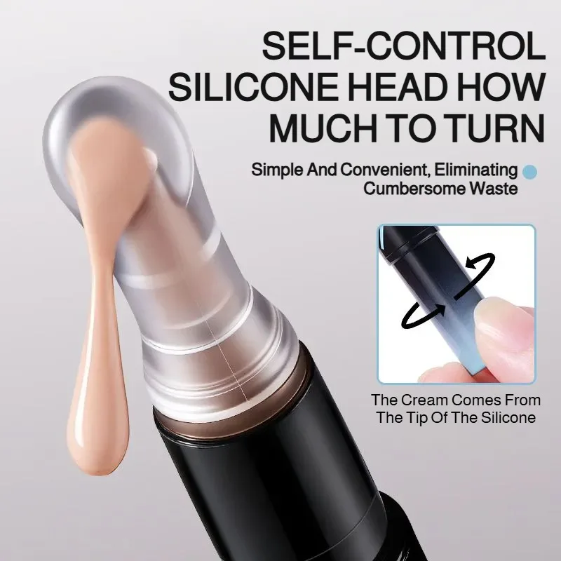 ปากกาคอนซีลเลอร์ชนิดน้ำสำหรับรอยแผลเป็นจากสิว รอยคล้ำใต้ตา ให้ลุคธรรมชาติแบบแมตต์ ปกปิดยาวนาน สำหรับปกปิดจุดด่างดำบนใบหน้า