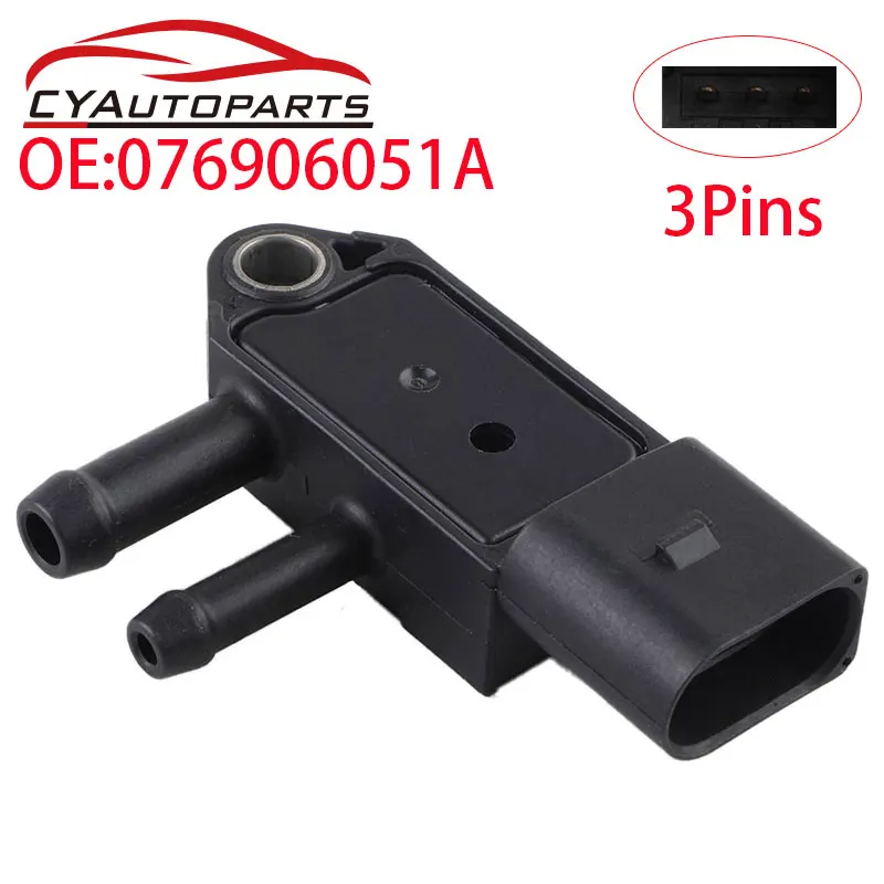 Differential Exhaust Pressure Sensor For AUDI A3 A4 A6 A8 Q7 SEAT SKODA Fabia ROOMSTER 076906051A 0281002710 076906051B