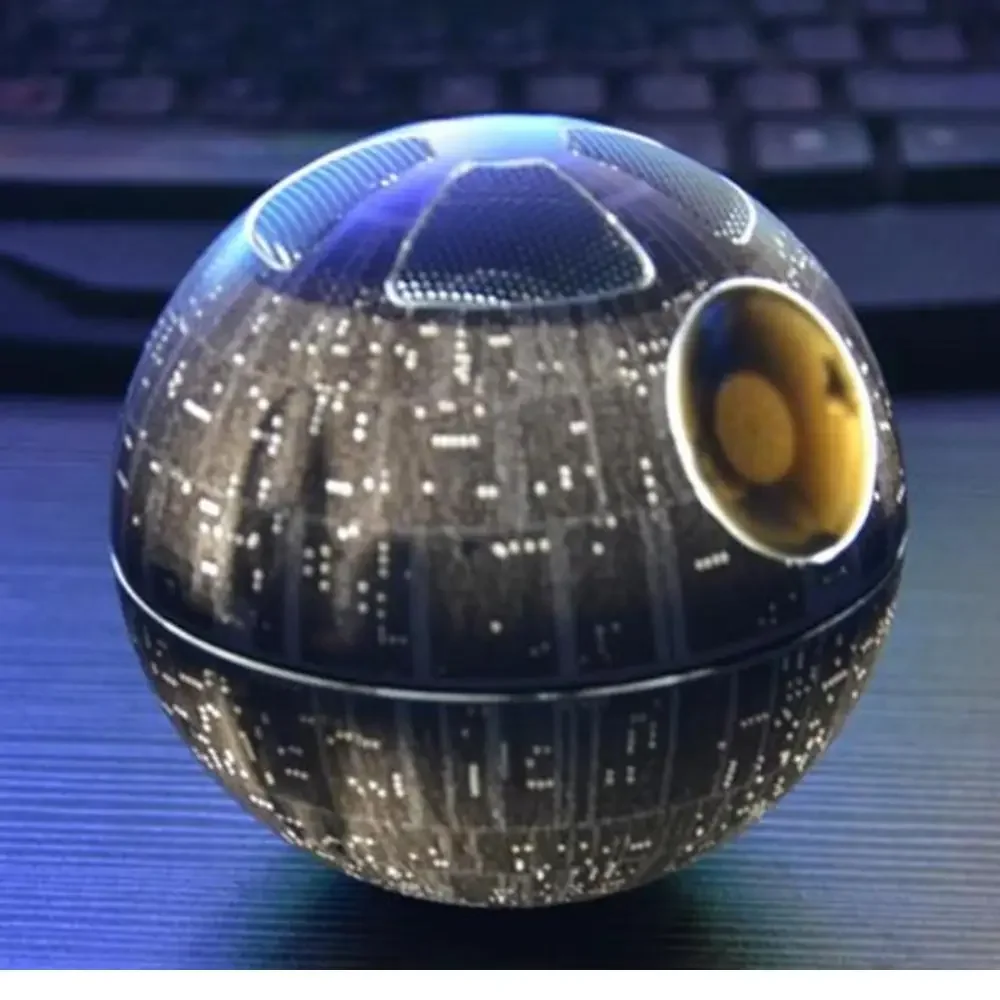 new 360 rotating Original new  magnetic levitating floating death star  bluetooth speaker for cellphone