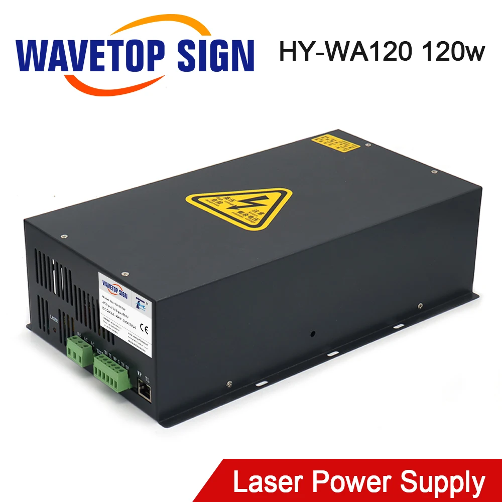 SignkoRay 120W CO2 Laser Power Supply Source HY-WA120 for CO2 Laser Engraving and Cutting Machine Long Warranty