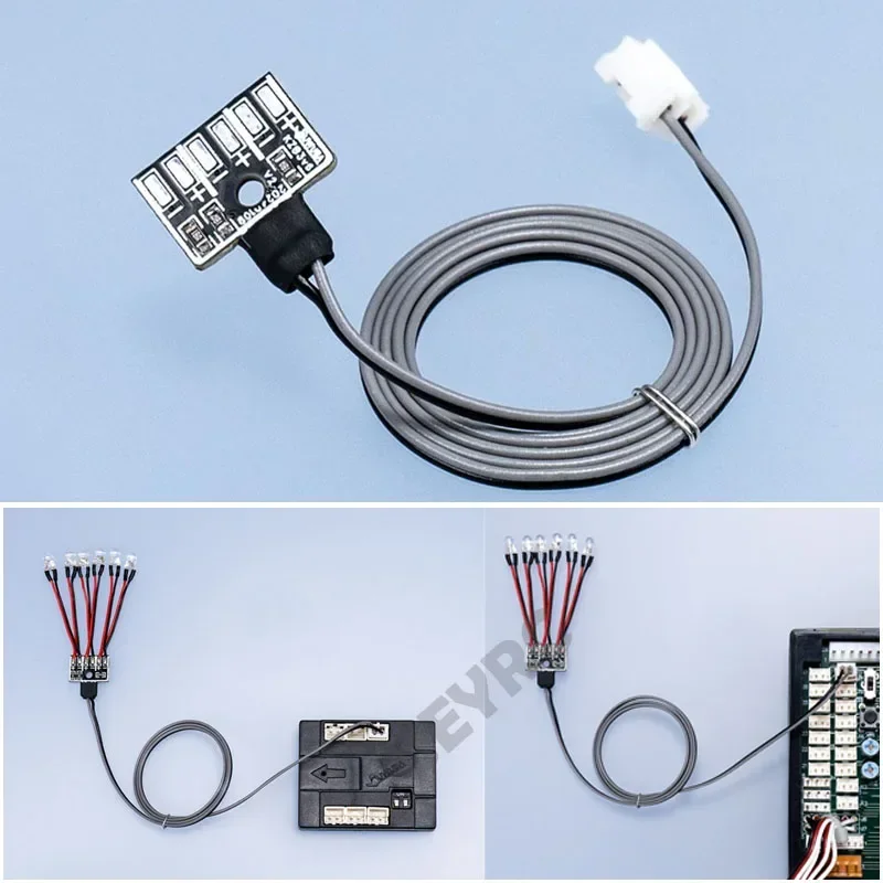 RC Model Car PH2.0 Adapter Cable Light Control Host To LED Professional Adapter Cable for Tamiya RC Truck SCANIA 770S Trx4