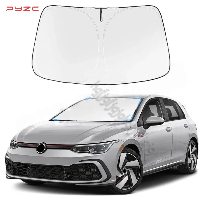 

Солнцезащитные накидки на лобовое стекло автомобиля, козырьки для передних окон, солнцезащитный экран для авто, аксессуары для VW Golf 2015-2021