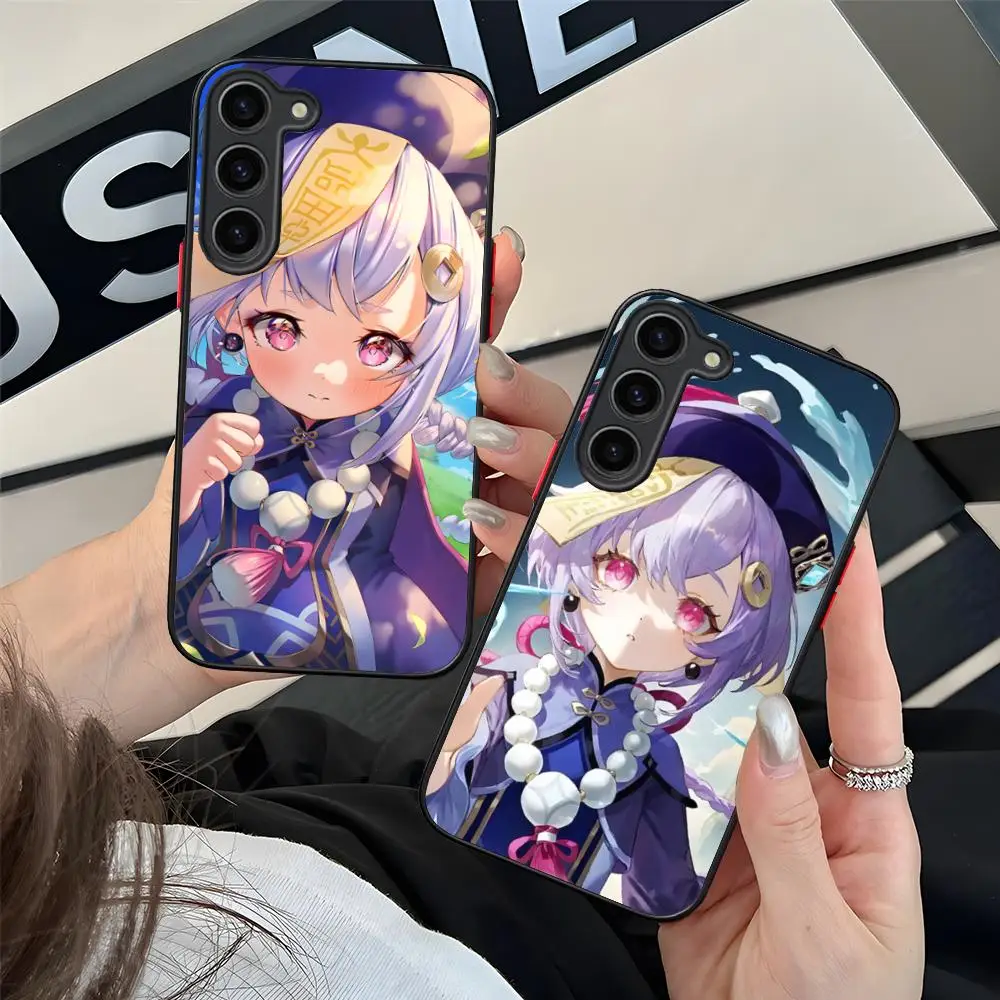 Game GI Qiqi Phone Case for Samsung Galaxy S26 S25 S24 S23 S22 S21 Plus FE Ultra Skin Feel Shockproof Cover