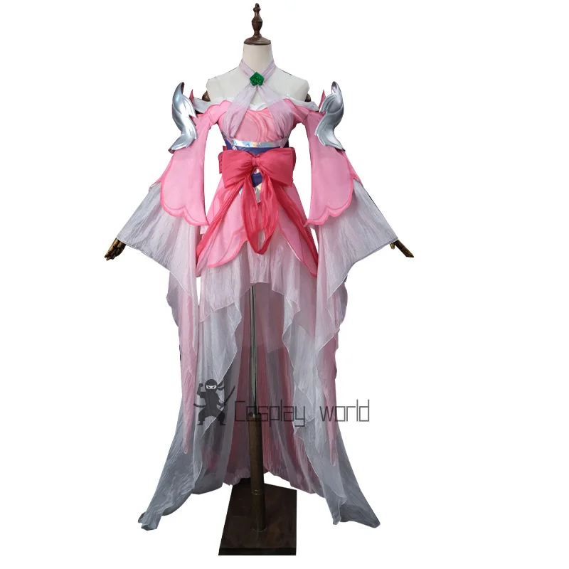 シャンシャン様✿ご確認用おでシャン♡シャオ♡レイ♡コスチューム Mix Pink Game LOL Cosplay Costume Women New Skin Janna Sacred Sword Janna