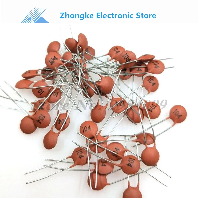 NEW 500pcs 50V 104PF 100NF 0.1 UF Ceramic Capacitors / 104pf disk Ceramic Disc Capacitors High-quality for relay module