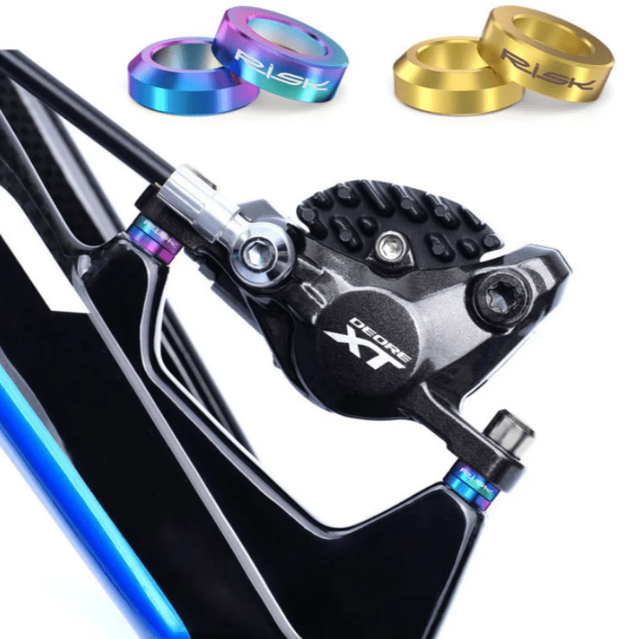 Mountain BMX M6 Titanlegierungsschraube konkav-konvexe Unterlegscheibe Bremssattel XT Scheibenbremse Befestigung XTR – Detail 2