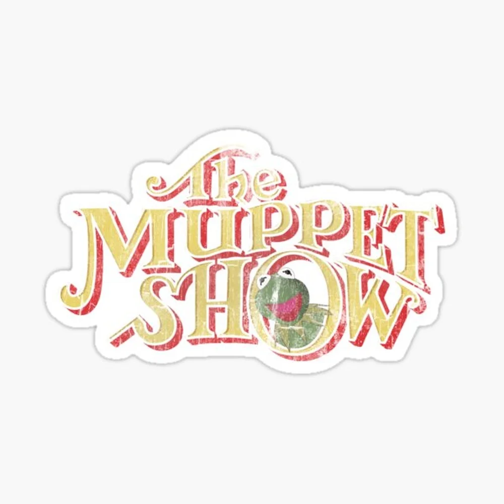Vintage Muppet Show Sticker for Laptop Decor Bedroom Car Cute Cartoon Art Fashionable Public Suitcase