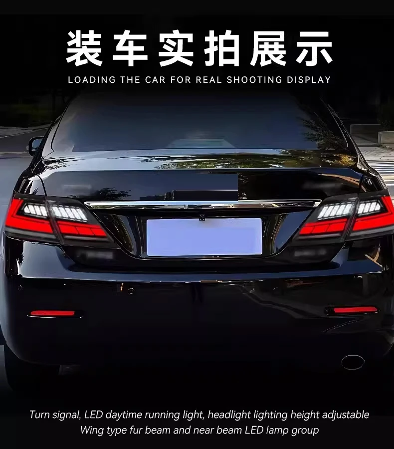 

Car Lights For Toyota Camry Taillight 2007-2011 Upgrade Modified to New DRL Dynamic Turn Signal LED Taillight Auto Accessories