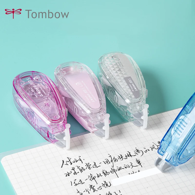 JapanTombow-Cinta de corrección silenciosa MONO Air 5, Color claro, gran capacidad, 10m, núcleo de repuesto, CT-CAX5C estacionaria