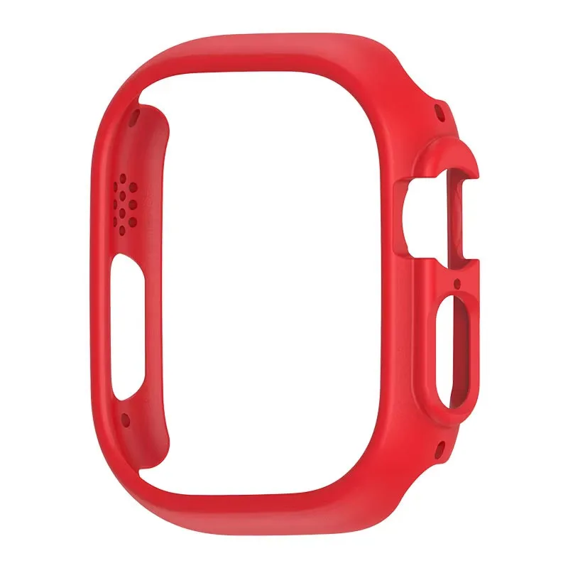 Abdeckung Fall Für Apple Watch Ultra 2 3 49mm Zubehör Hohl Harte PC Bumper Shell Schutz iWatch Serie Ultra 3 2 1 Schutzhülle