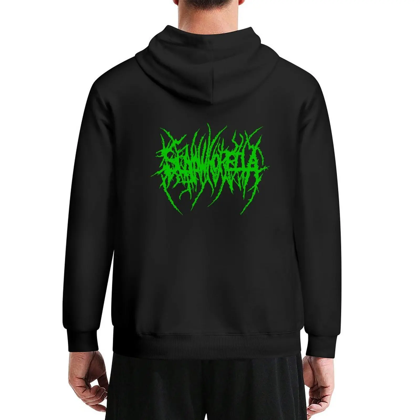 

Slamwhorella: Green Logo Hoodie mens designer clothes hooded shirt winter clothes autumn clothes hoodie for men