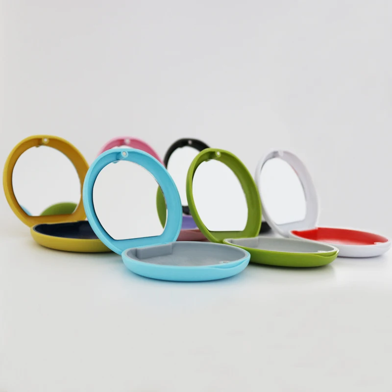

Fake Teeth Oral Hygiene Supplies Organizer Case Dental Retainer Mouth Guard Denture Storage Plastic Box with mirror