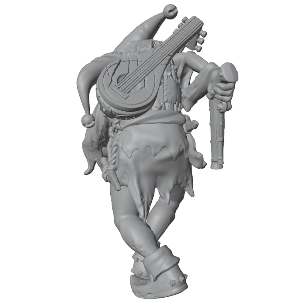 Miniatura de resina payaso circo sin pintar para coleccionismo y rol - imagen 4
