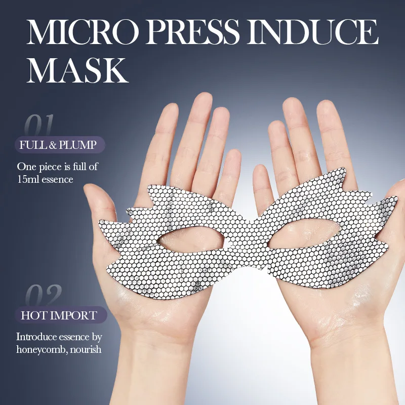 Máscara de olho firmadora de favo de mel de cafeína hidratar endurecimento melhorar sacos de olho remendos anti rugas remendos de olho para olheiras