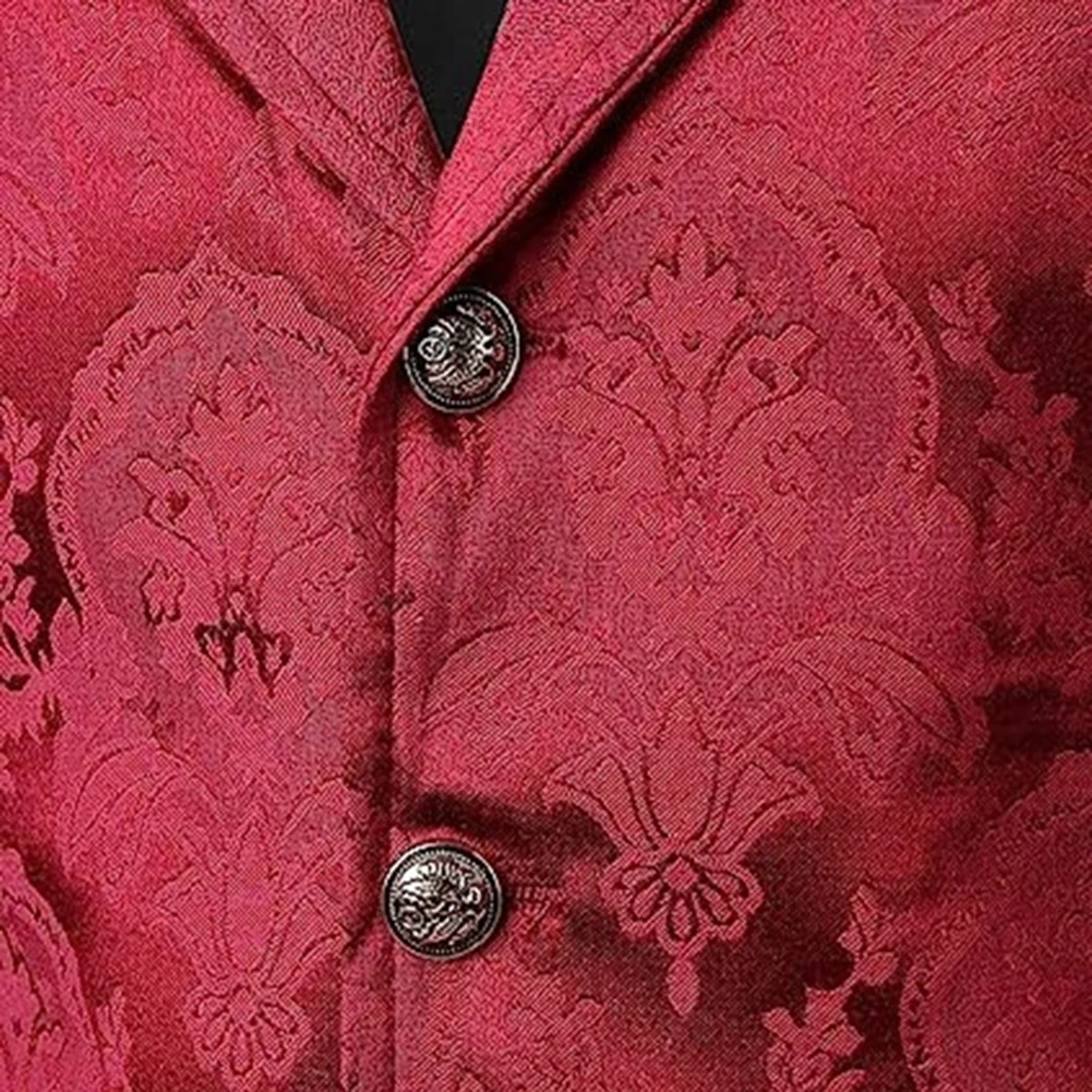 

Comfortable Mens Tops Mens Waistcoat Daily Wedding Decorative Pattern Fashion Slight Stretch Suit Business Suit Waistcoat