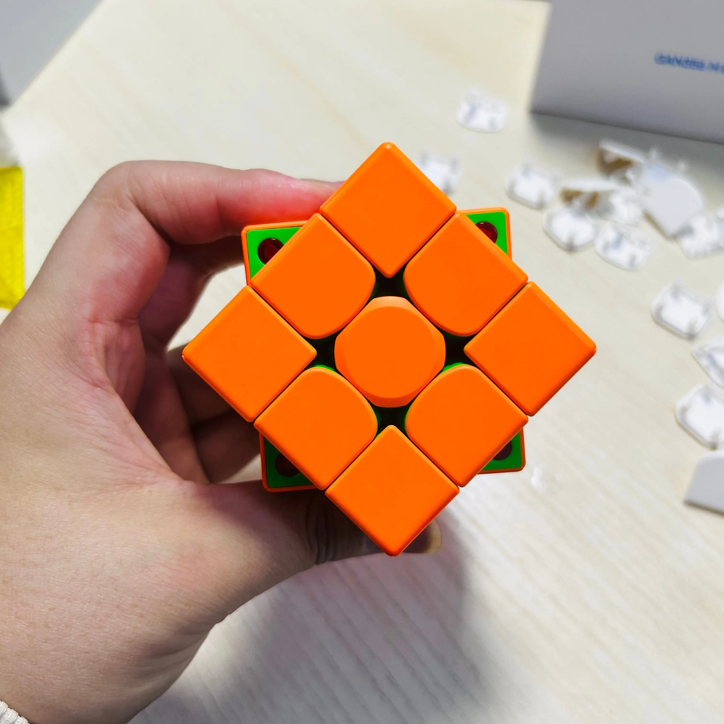 DIY GAN 356ME 2025 クリスマスエディション ガンキューブ 3x3 マグネット式 マジックスピードキューブ ステッカーレス プロ仕様 子供向けおもちゃ ギフト