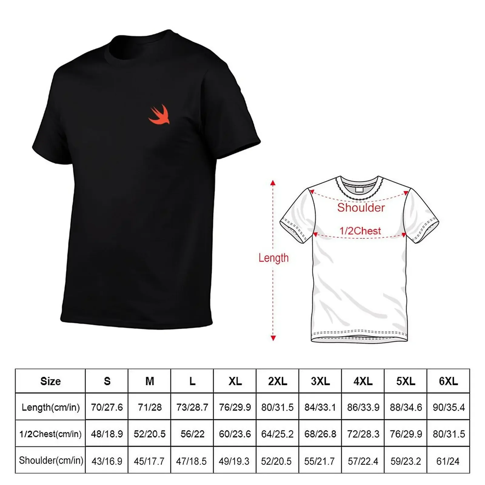 Swift Logo T-Shirt anime tshirt vintage anime shirt oversized t shirt oversized mens graphic t-shirts funny