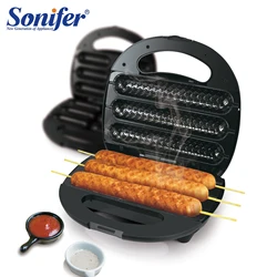 Electric Hotdog Maker Waffeln Machen Cooking Kitchen Appliances Bubble Egg Cake Oven Breakfast Machine Iron Baking Pan Sonifer