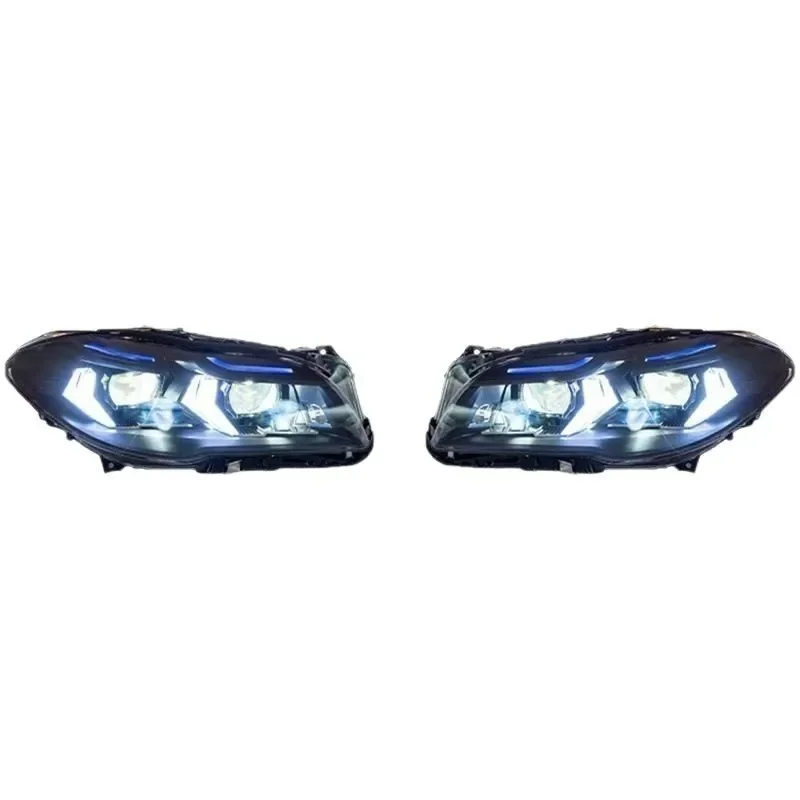 

Suitable for 11-17 5 Series F10 headlight assembly F18 modified LED daytime running light double lens headlight