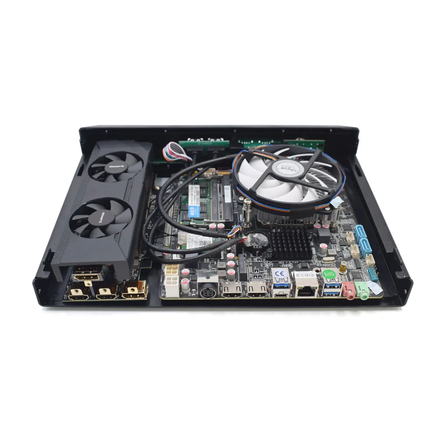 Hystou 게임용 미니 PC Intel CPU I7 13700H NVIDIA RTX3050 i5 12450H 13500H 강력한 NVME DDR4 데스크탑 컴퓨터 4K 3 디스플레이