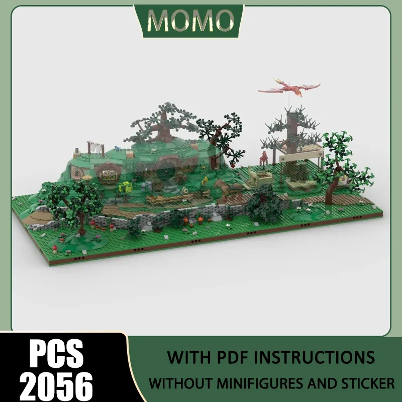 Moc Building Bricks Tree house Model Building Technology Modular Ring Movie Model Blocks Construstion Christmas Toy  Gifts