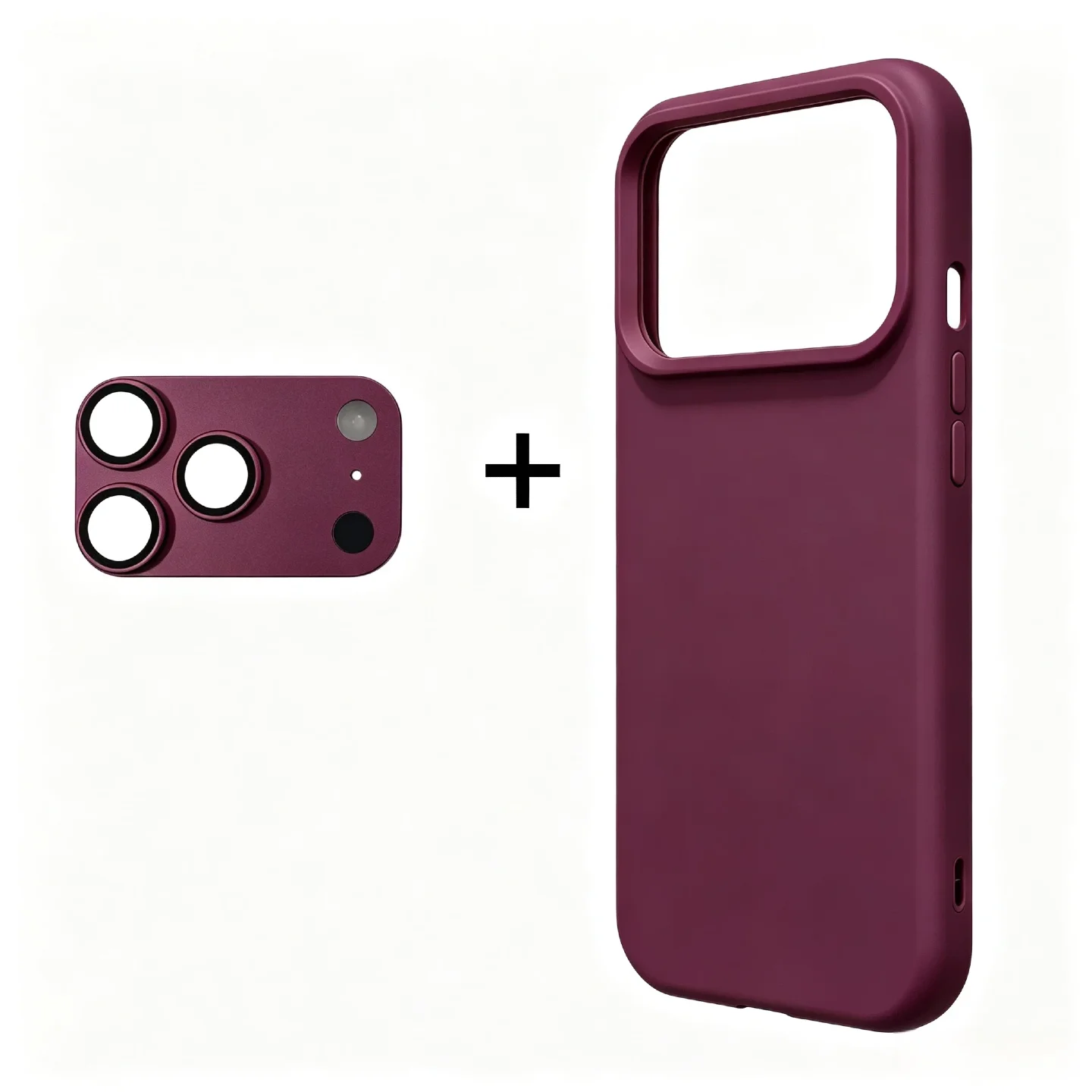 2-in-1 für iPhone 14 15 16 13 Pro Max, Wechselbar zu 18 17 Pro Max Hülle mit Kameraschutz, Silikon-Handyhülle mit Metall-Objektivfolie – Detail 11