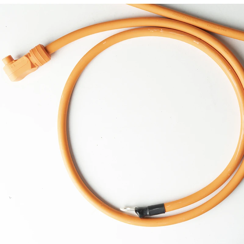 Mason Battery Energy Storage Connector, caixa de bateria com 2m cabo, Terminal Plug, Cobre Core, Cotovelo Power Connector, 280AH, 200A