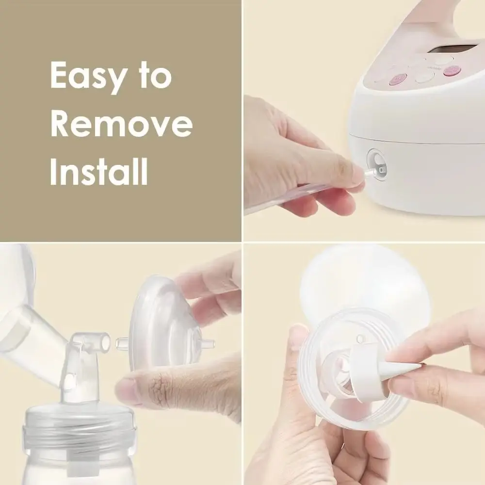 Accessori per tiralatte a bocca larga Connettore a tre vie Accessori per l'allattamento al seno per bambini Parti professionali per tiralatte di ricambio